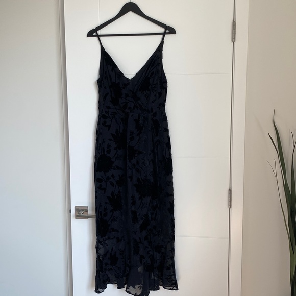 Evernew velvet burnout wrap dress - Picture 3 of 6